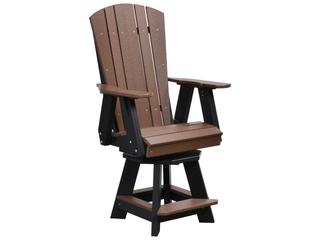 Wildridge Heritage Recycled Plastic Swivel Outdoor Counter Chair