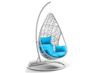 Bravo White Aluminum Cushion Swing