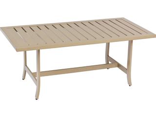 Woodard Seal Cove Aluminum Rectangular Outdoor Patio Coffee Table