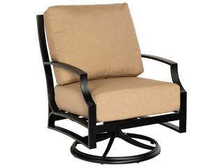 Woodard Seal Cove Aluminum Swivel Patio Lounge Chair