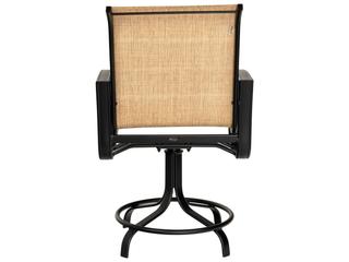 Woodard Cayman Isle Sling Aluminum Swivel Outdoor Patio Counter Stool