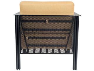 Woodard Jax Wrought Iron Outdoor Patio Lounge Chair