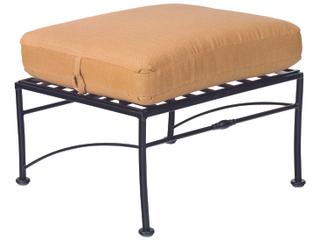 Woodard Sheffield Wrought Iron Patio Ottoman