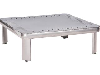 Metropolis Aluminum Square Outdoor Patio Coffee Table