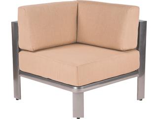 Metropolis Cushion Aluminum Corner Outdoor Lounge Chair