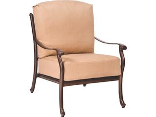 Casa Cast Aluminum Outdoor Patio Lounge Chair