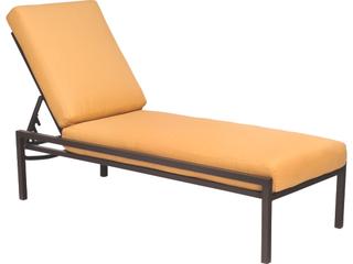 Woodard Salona Cushion By Joe Ruggiero Aluminum Adjustable Outdoor Patio Chaise Lounge
