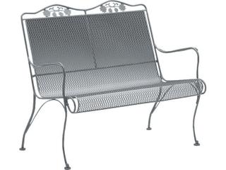 Briarwood Wrought Iron High Back Patio Loveseat