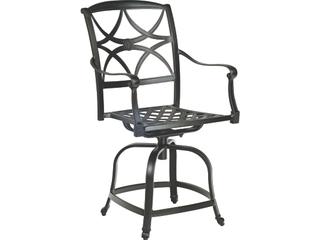 Wiltshire Cast Aluminum Swivel Outdoor Counter Stool