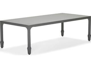 Alberti Cast Aluminum Rectangular Outdoor Patio Coffee Table