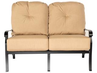 Woodard Cortland Cushion Aluminum Outdoor Patio Loveseat