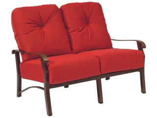 Woodard Cortland Cushion Aluminum Outdoor Patio Loveseat