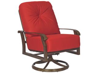 Woodard Cortland Cushion Aluminum Swivel Rocker Outdoor Lounge Chair