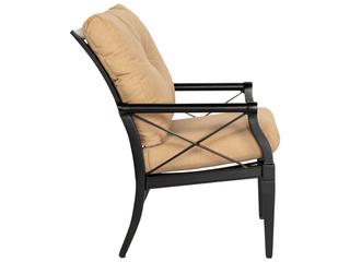 Woodard Andover Cushion Aluminum Outdoor Patio Dining Arm Chair