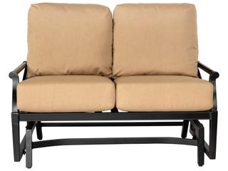 Woodard Andover Cushion Aluminum Gliding Patio Loveseat