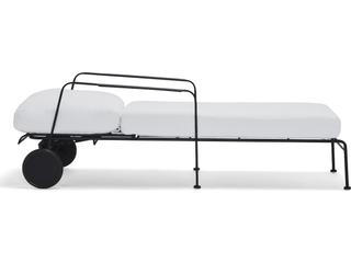 Woodard Reed Steel Outdoor Patio Chaise Lounge