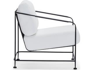 Woodard Reed Steel Patio Lounge Chair