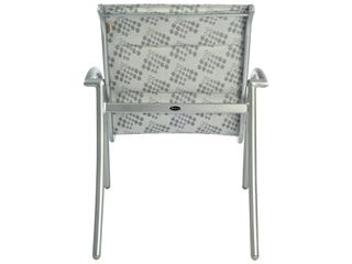 Woodard Tribeca Padded Sling Aluminum Stackable Patio Dining Arm Chair