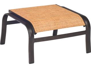 Woodard Belden Sling Aluminum Patio Ottoman