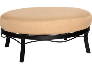 Woodard Cortland Cushion Aluminum Universal Oval Outdoor Patio Ottoman