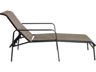 Woodard Landings Sling Aluminum Stackable Adjustable Outdoor Patio Chaise Lounge