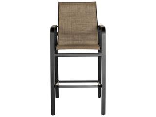 Woodard Landings Sling Aluminum Outdoor Bar Stool