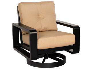 Woodard Vale Cushion Aluminum Swivel Outdoor Lounge Chair