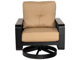 Woodard Vale Cushion Aluminum Swivel Outdoor Lounge Chair