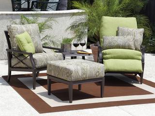 Woodard Andover Cushion Aluminum Patio Lounge Set