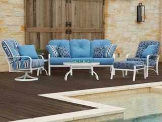 Woodard Fremont Cushion Aluminum Outdoor Lounge Set