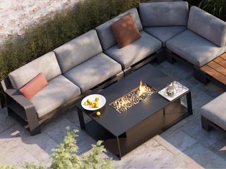 Woodard Gather Aluminum Cushion Lounge Set