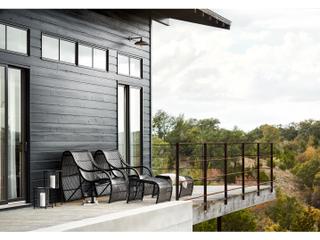 Woodard Loft Resin Cocoa Outdoor Patio Lounge Set
