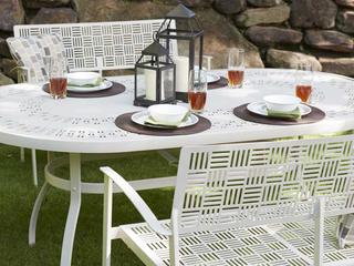 Woodard New Century Wrought Iron Patio Dining Set
