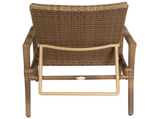 Woodard Whitecraft All Weather Wicker Padded Adjustable Patio Chaise Lounge