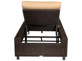 Woodard Whitecraft All Weather Wicker Serene Adjustable Outdoor Chaise Lounge