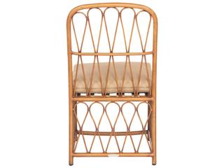 Woodard Cane Aluminum Cane Outdoor Dining Side Chair