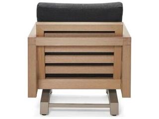 Woodard Sierra Next Teak Spring Outdoor Lounge Chair