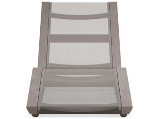 Woodard Sierra Teak Sling Chaise Lounge