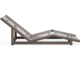 Woodard Sierra Teak Sling Chaise Lounge