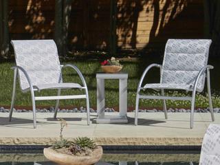 Woodard Tribeca Padded Sling Aluminum Outdoor Lounge Set