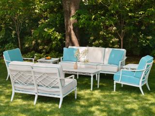 Woodard Tuoro Aluminum Outdoor Patio Lounge Set