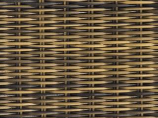 Woodard Whitecraft River Run Wicker Antique Palm Outdoor Dining Set