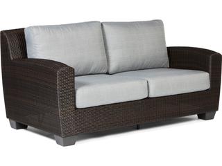 Woodard Whitecraft Saddleback Wicker Patio Loveseat