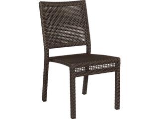 Whitecraft All Weather Wicker Miami Stackable Patio Dining Side Chair