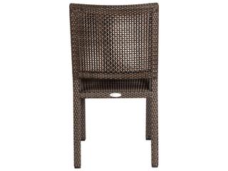 Woodard Whitecraft All Weather Wicker Miami Stackable Patio Dining Side Chair