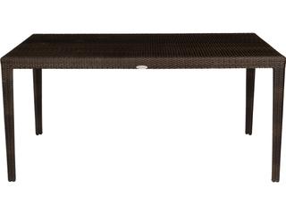 Woodard Whitecraft All Weather Wicker Miami Rectangular Outdoor Dining Table