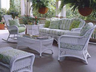 Woodard Whitecraft Sommerwind Wicker Patio Lounge Set