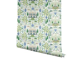 York Wallcoverings Blue / Green Camont Wallpaper