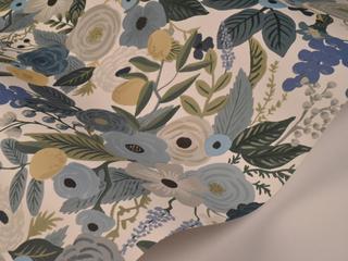 York Wallcoverings Blues Garden Party Wallpaper