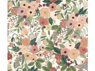 York Wallcoverings Burgundy Garden Party Wallpaper